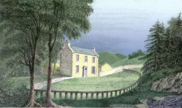 Craigenputtock House, by George Moir, 1829