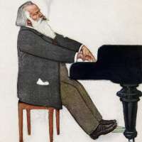 Johannes Brahms Painting By Willy Von Becherath Poster Print