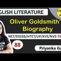 E-88 | Oliver Goldsmith’s Biography | Transitional Poet