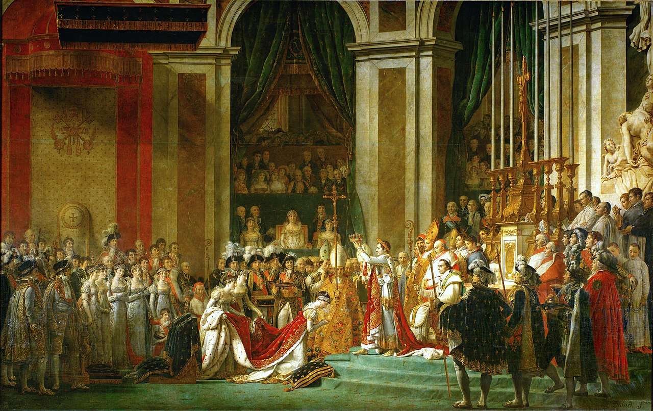 The Coronation of Napoleon by Jacques-Louis David (1804)