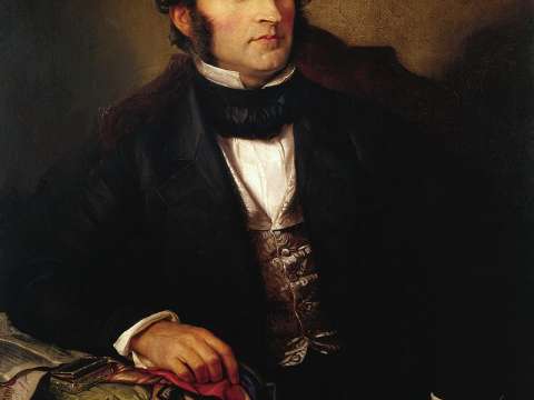 Justus von Liebig, by Wilhelm Trautschold, circa 1846