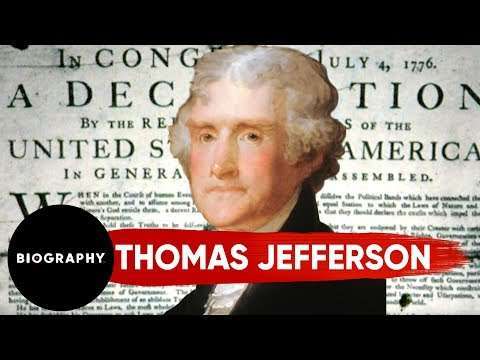 Thomas Jefferson - Author of The Declaration of Indepence & 3rd U.S. President | Mini Bio | BIO