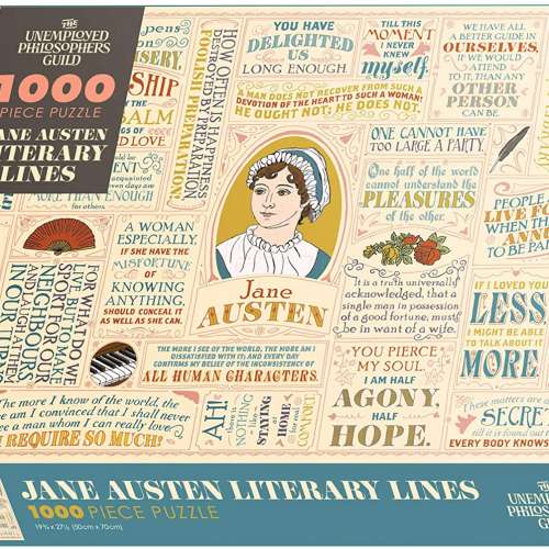 The Unemployed Philosophers Guild Jane Austen Jigsaw Puzzle