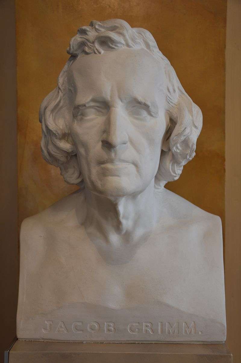 Marble bust of Grimm by Elisabet Ney, carved 1856–58 in Berlin