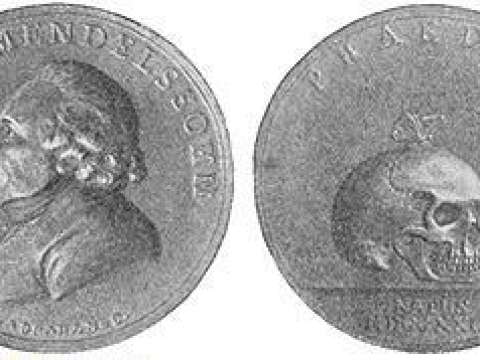 Medal honoring Mendelssohn