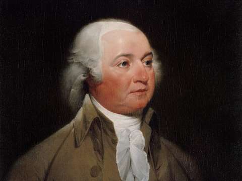 Portrait of Adams by John Trumbull, 1793