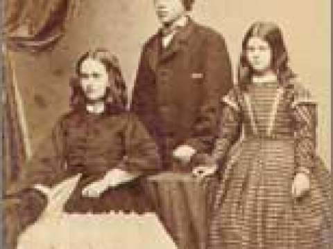 Una, Julian, and Rose ca. 1862