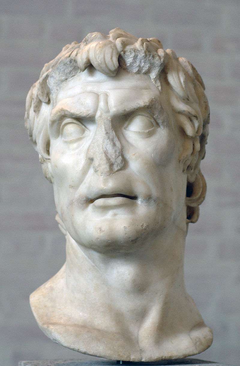 Dictator Lucius Cornelius Sulla stripped Caesar of the priesthood.