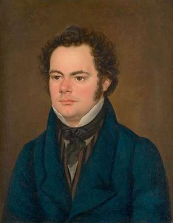Portrait of Franz Schubert by Franz Eybl (1827)