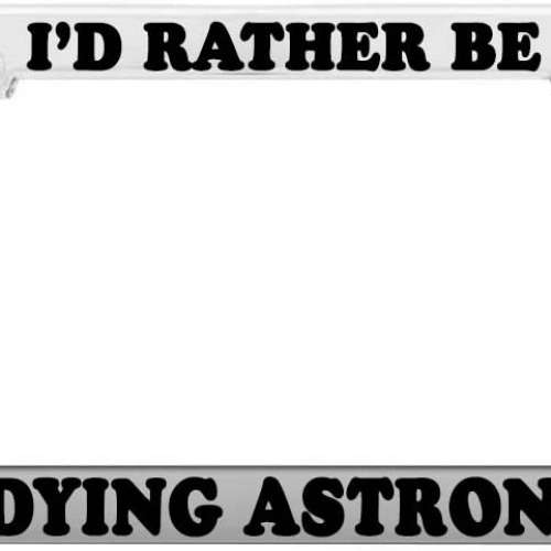Astronomy License Plate