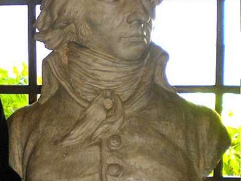 Bust of a young Bernadotte at the Bernadotte Museum in Pau, France