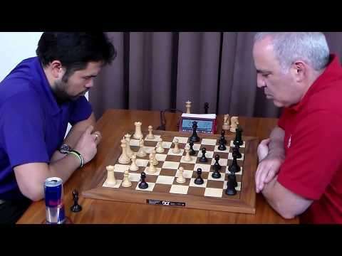Hikaru Nakamura vs Garry Kasparov - St Louis Blitz 2017