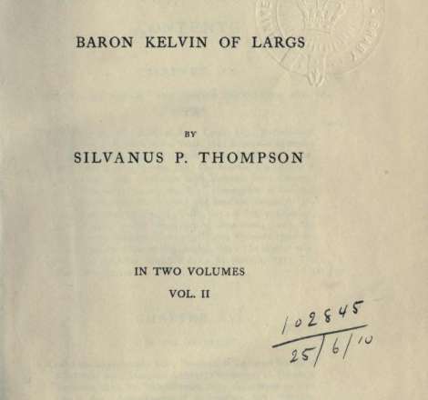 The Life of William Thomson - Vol II