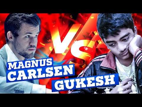Magnus Carlsen Plays Against Gukesh Who is the 3rd Youngest Grandmaster in History
