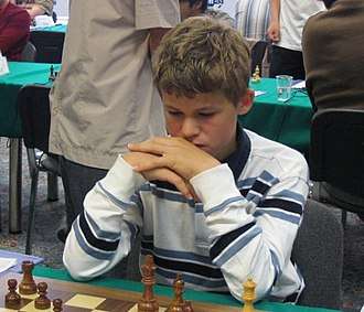 Carlsen in Warsaw, 2005