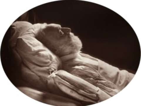 Hugo on his deathbed by Nadar