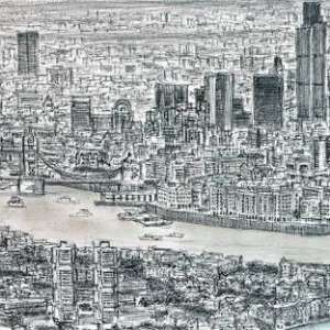 Extraordinary Artist Stephen Wiltshire Sees Cities Once, Draws Detailed Panoramas From Memory