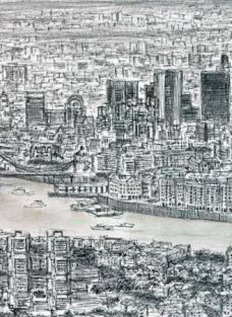 Extraordinary Artist Stephen Wiltshire Sees Cities Once, Draws Detailed Panoramas From Memory