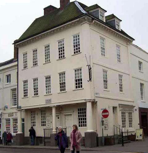 Johnson's birthplace in Market Square, Lichfield