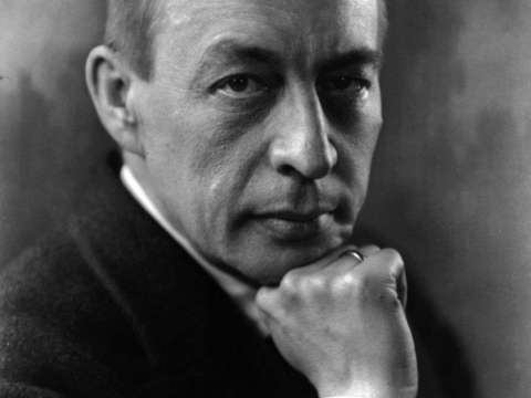 Sergei Rachmaninoff, head-and-shoulders portrait