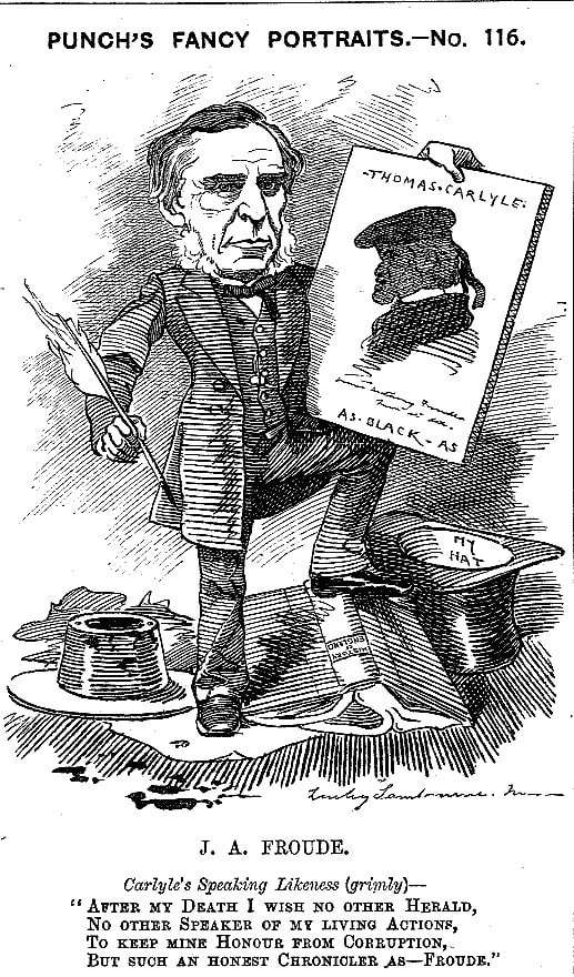 Caricature from Punch, 30 December 1882