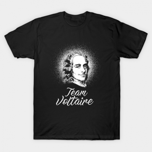 Team Voltaire - Philosophy Retro Portrait T-Shirt