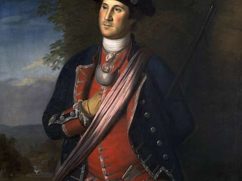Colonel George Washington, by Charles Willson Peale, 1772