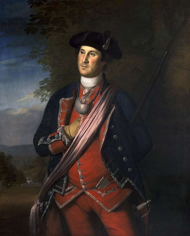 Colonel George Washington, by Charles Willson Peale, 1772