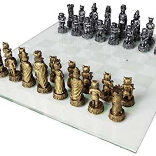 Cats Versus Dogs Chess Set
