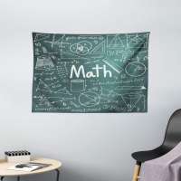 Ambesonne Mathematics Classroom Tapestry