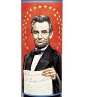 Abraham Lincoln Secular Saint Candle