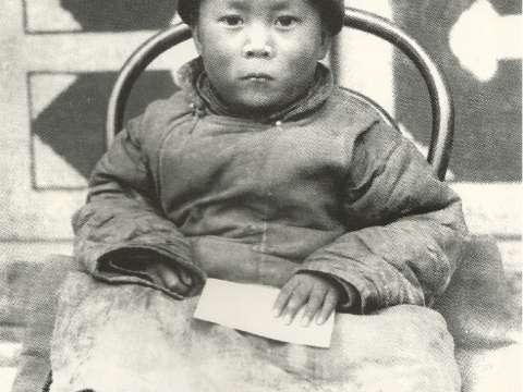 The Dalai Lama as a child