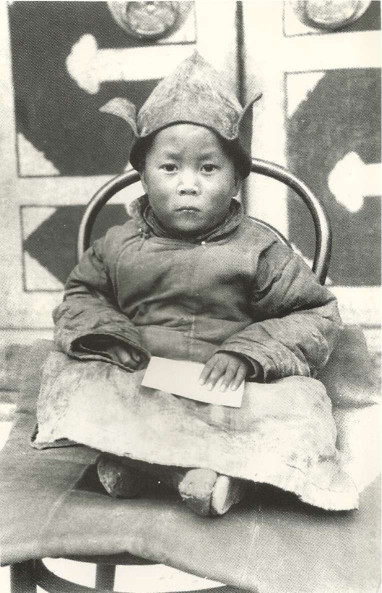 The Dalai Lama as a child