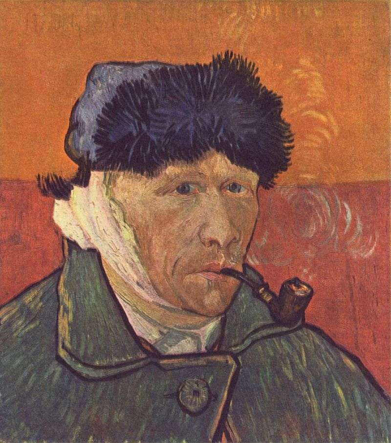 Self-portrait with Bandaged Ear and Pipe, 1889