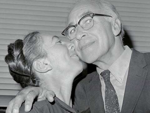 George Wald with wife Ruth Hubbard in 1967