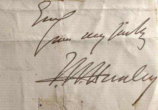 Thomas Henry Huxley Signature