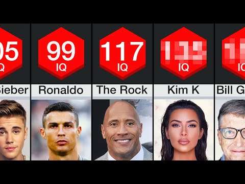 Comparison: Celebrities Ranked By Intelligence