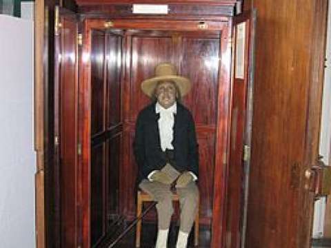 Bentham's auto-icon in 2003