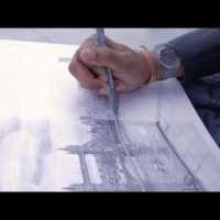 Stephen Wiltshire draws Tower Bridge from Landmark Place