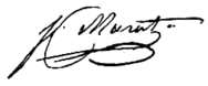 Joachim Murat Signature
