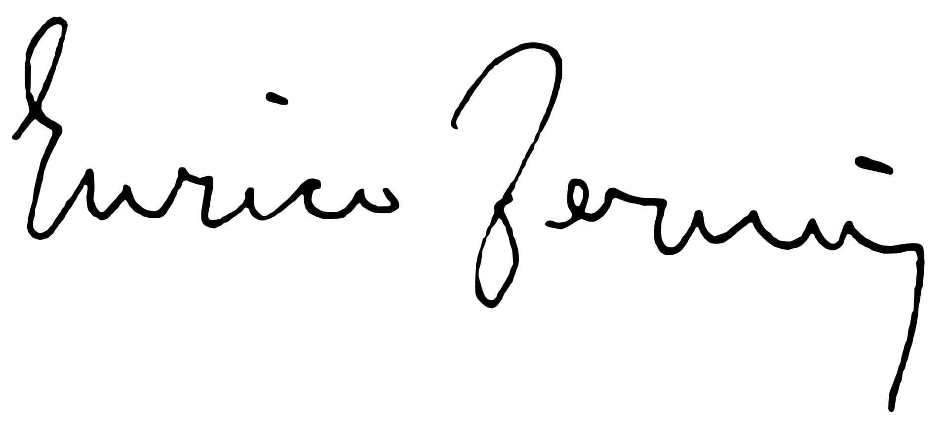 Enrico Fermi Signature