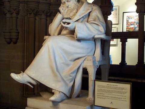 A statue of Joule in the Manchester Town Hall