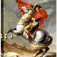 Napoleon Crossing The Alps Canvas Print