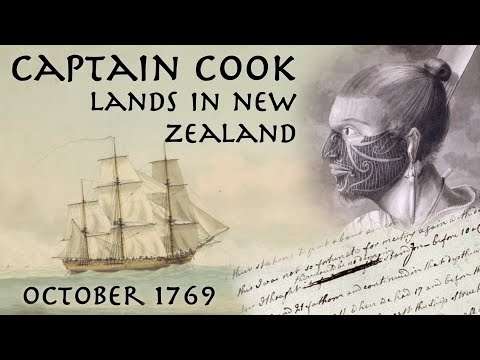 Captain Cook lands in New Zealand