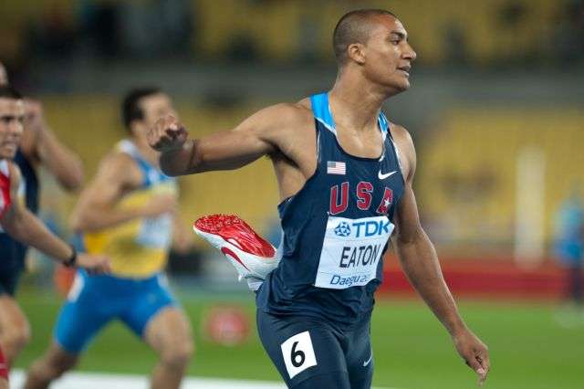 Eaton at the 2011 World Athletics Championships