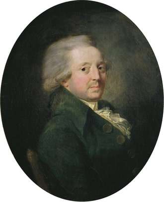 Portrait of Marquis of Condorcet by Jean-Baptist Greuze