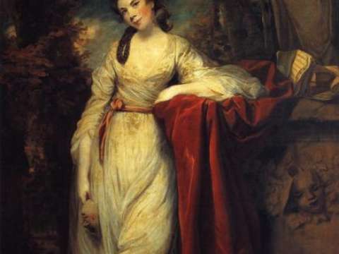 Mrs Abington as The Comic Muse (1764–1768), at Waddesdon Manor