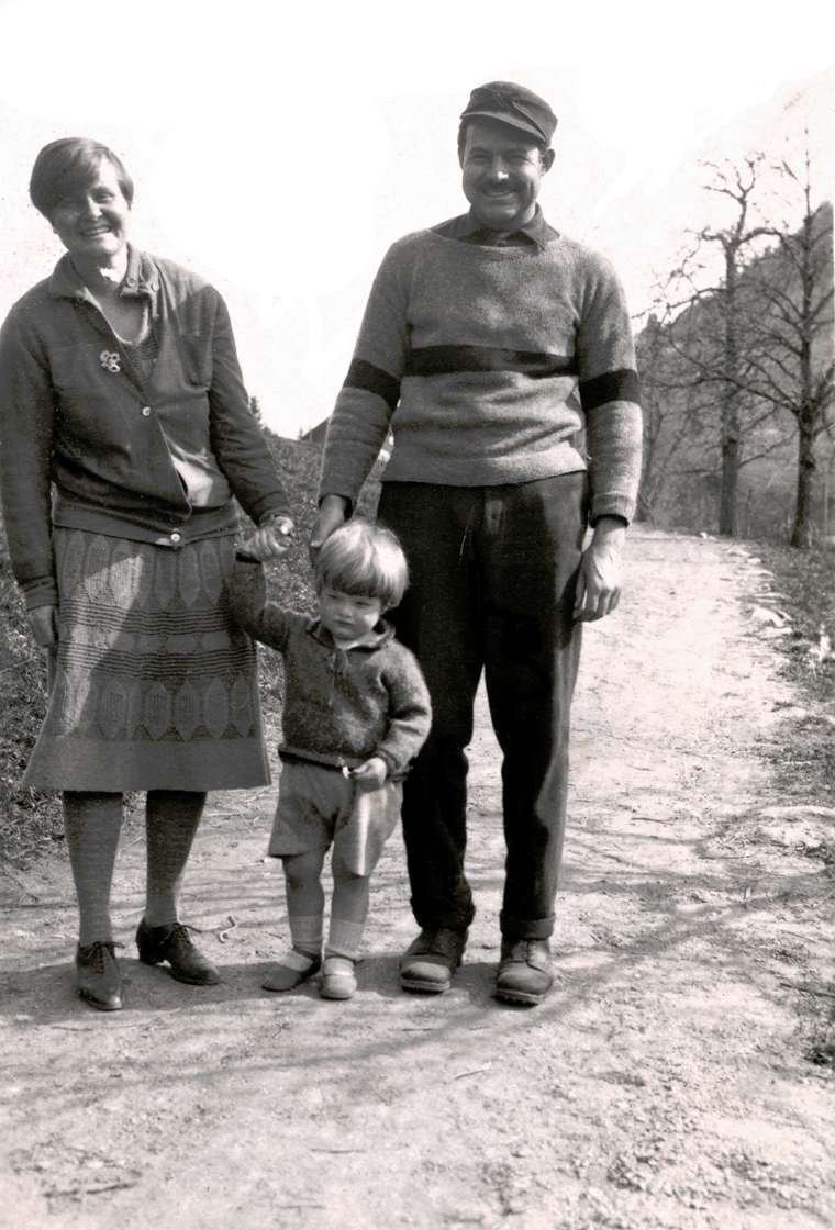 Ernest, Hadley, and their son Jack (