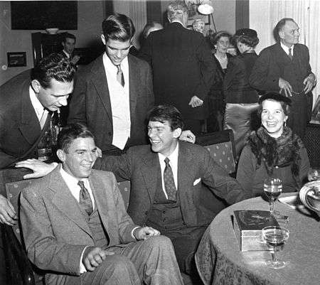The Pauling children at a gathering in celebration of the 1954 Nobel Prizes in Stockholm, Sweden.