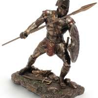 Achilles Greek Hero Bronze Statue